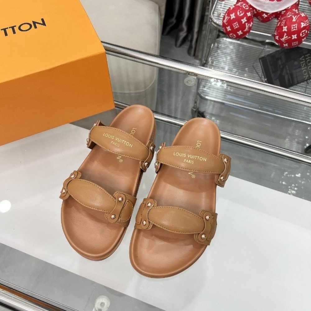 L0vis Vvtt0n Bom Dia Comfort Mule Brown