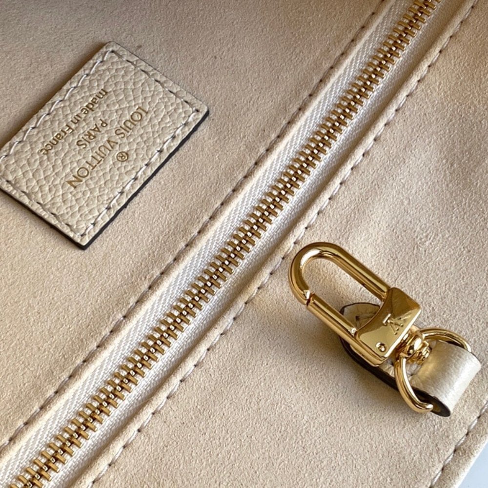 L0vis Vvtt0n Onthego PM Monogram Empreinte Cream 25Cm M45654