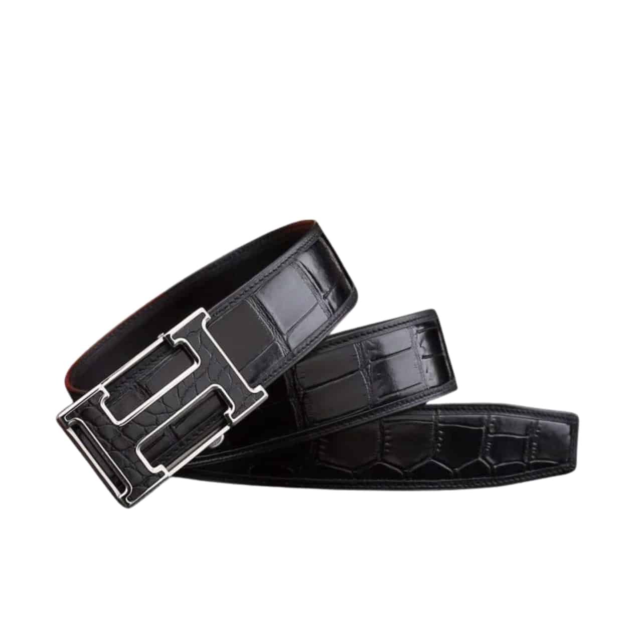 H**me5 Crocodile Leather Belt Tln0112S