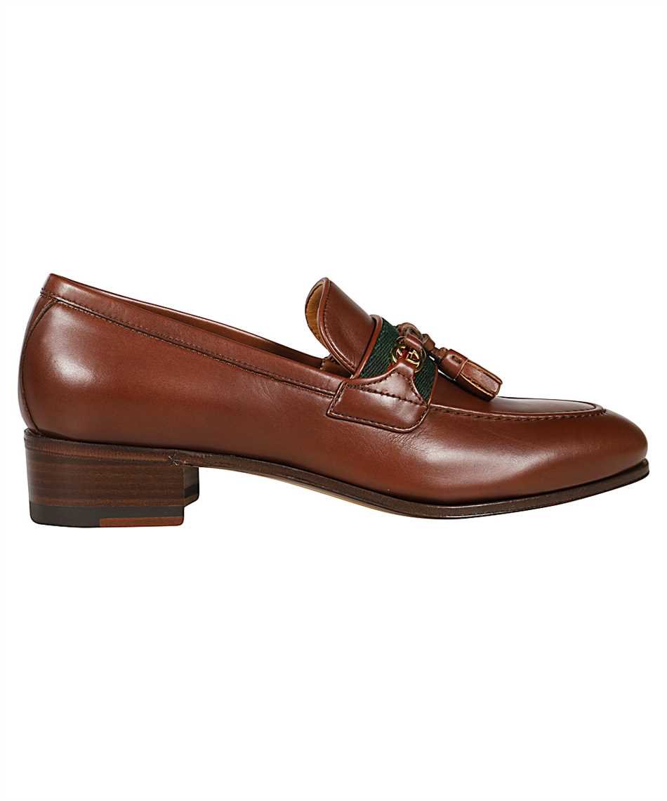Gvc*1 Unisex Leather Interlocking G Brown 624316 1W610