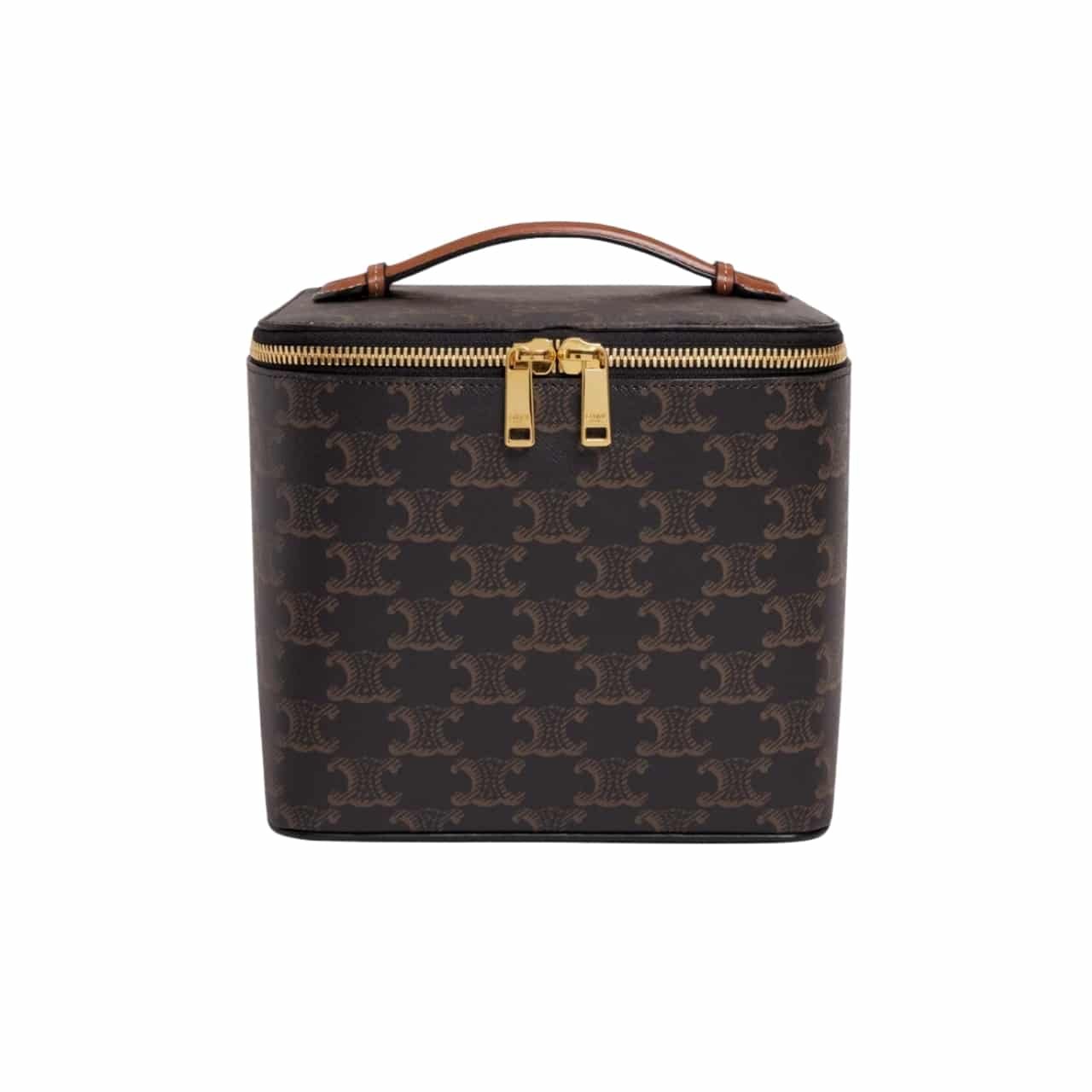 Ce1i*e Square Vanity Case In Triomphe Canvas And 18Cm
