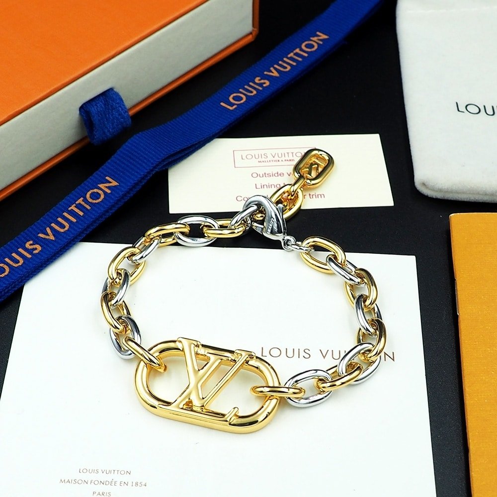 L0vis Vvtt0n Everyday Chain Lv Bracelet Gold And Silver