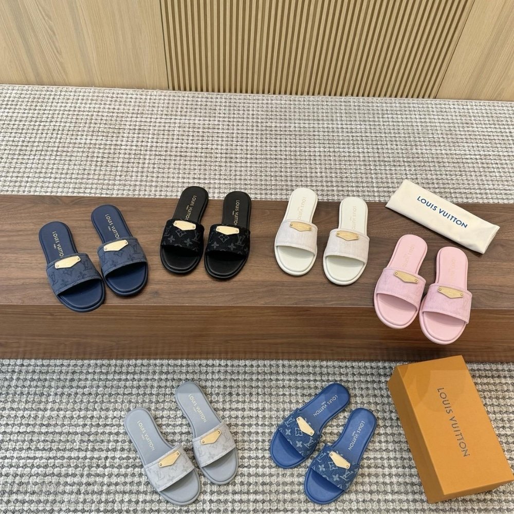 L0vis Vvtt0n Lily Flat Mule Gray 1Agxaa