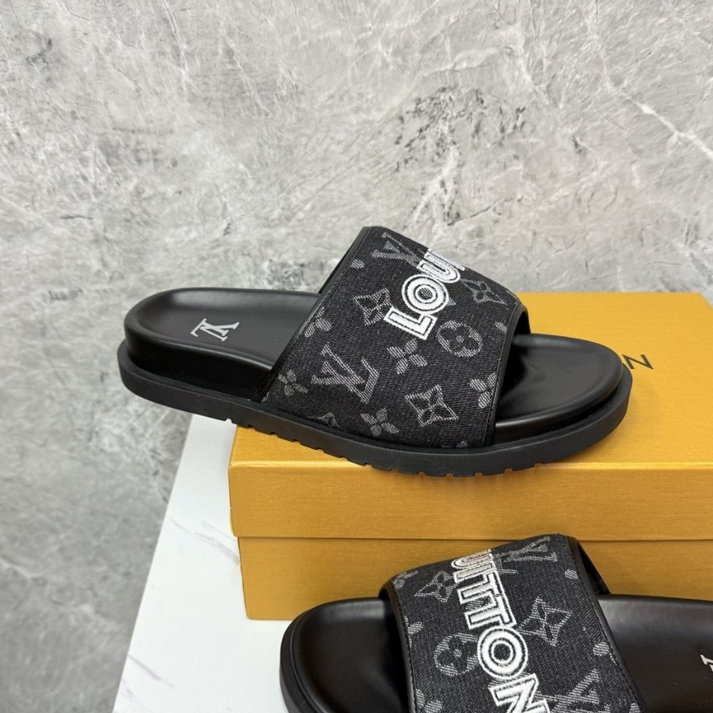 L0vis Vvtt0n Miami Mule Denim Black