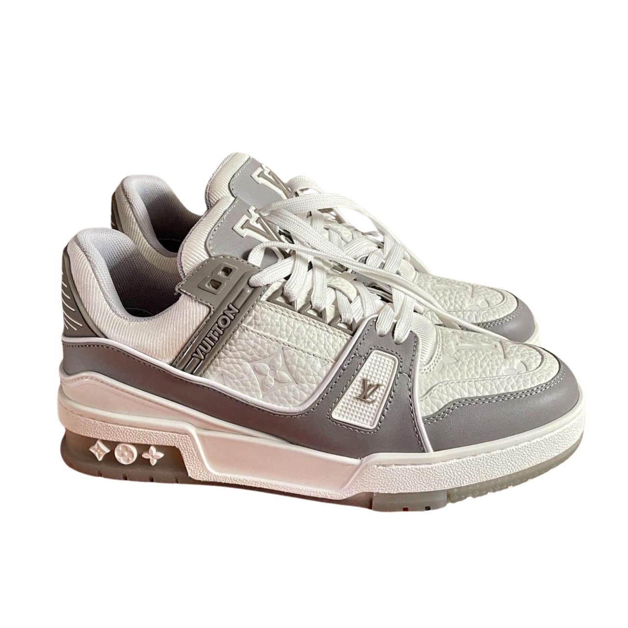 L0vis Vvtt0n Lv Trainer Sneaker Grey White 1A8Kba