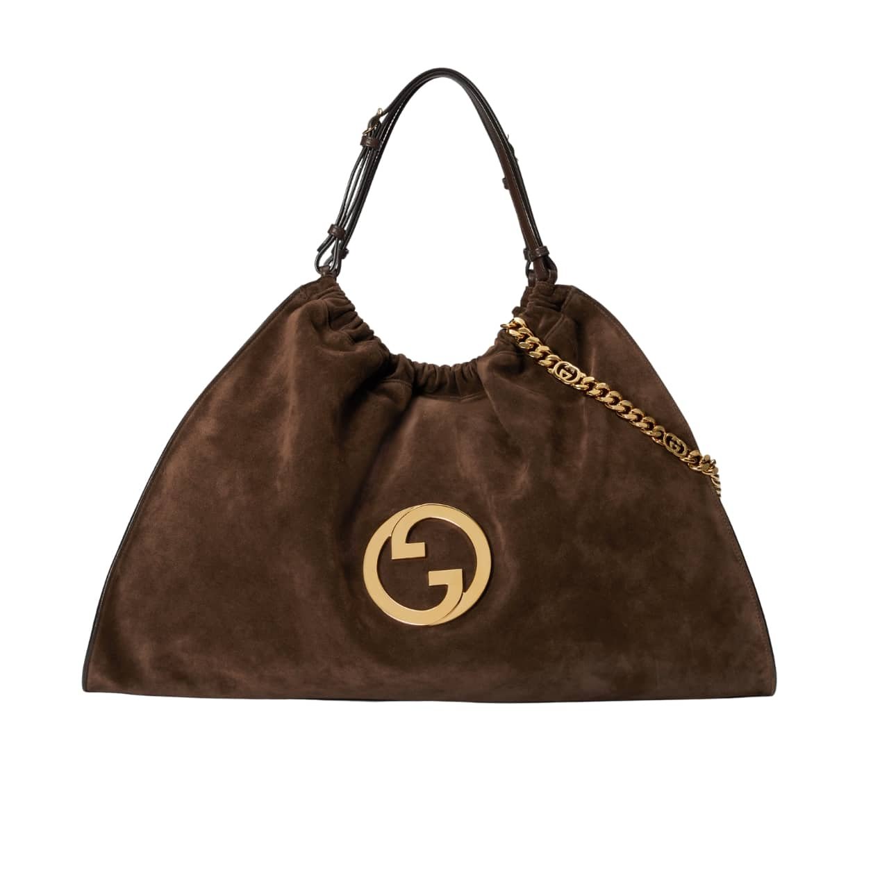 Gvc*1 Blondie Large Suede Tote Bag Brown 50Cm