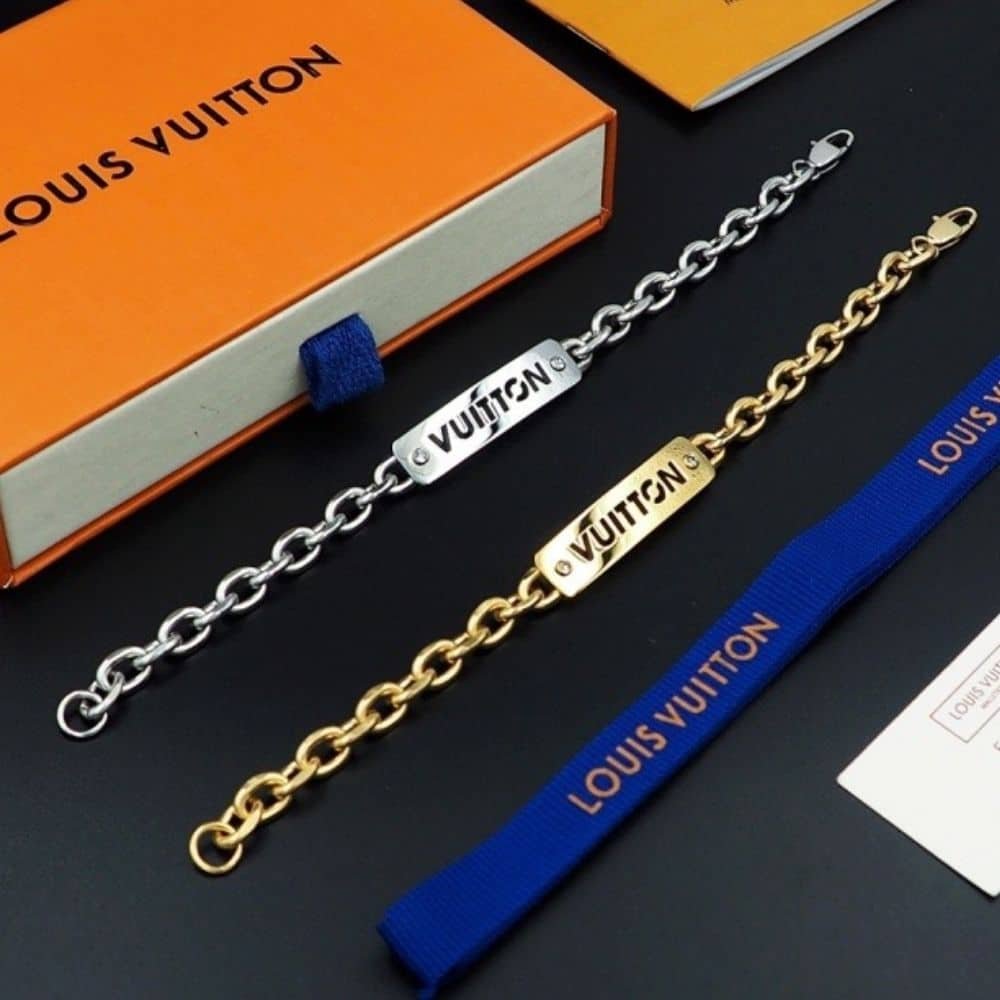 L0vis Vvtt0n Lv Id Bracelet Silver M0994L