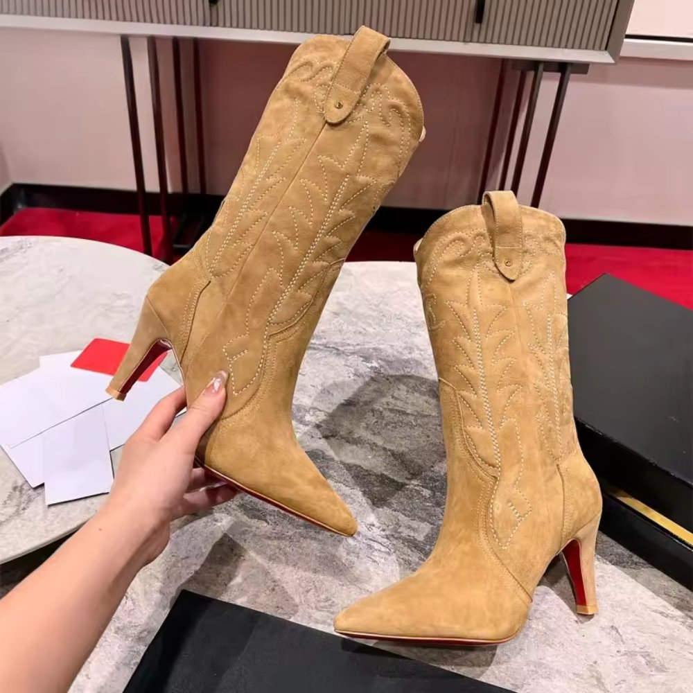 Chr1st1an Louboutin Santia Botta 85 Boots Lionne 3250414F486