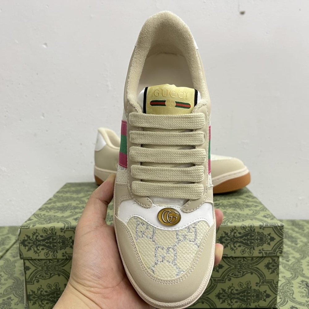 Gvc*1 Wmns Screener White Gg Lame 577684 2C830 9150