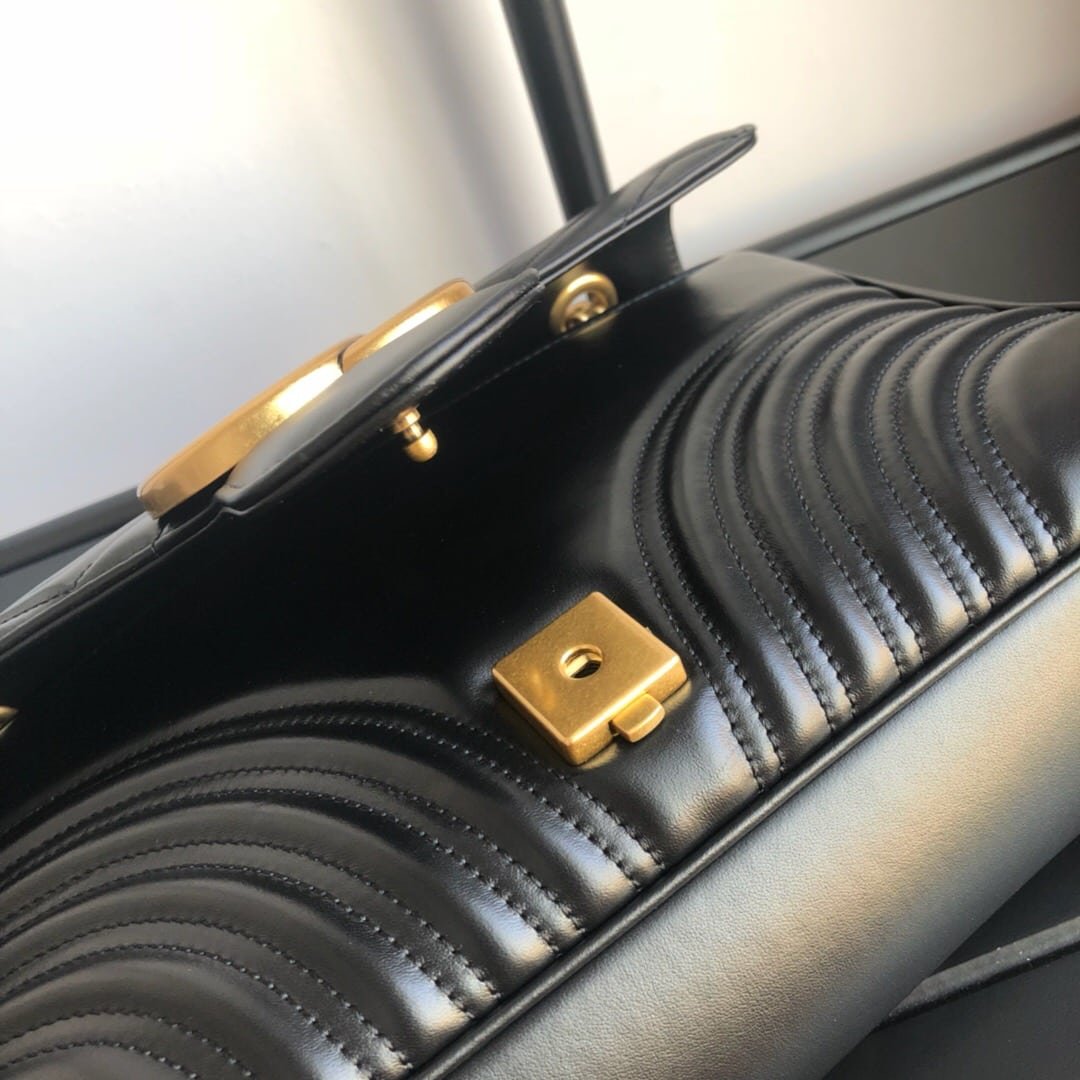 Gvc*1 Marmont Medium Matelassé Shoulder Bag 26Cm 443496 Dtdit 1000