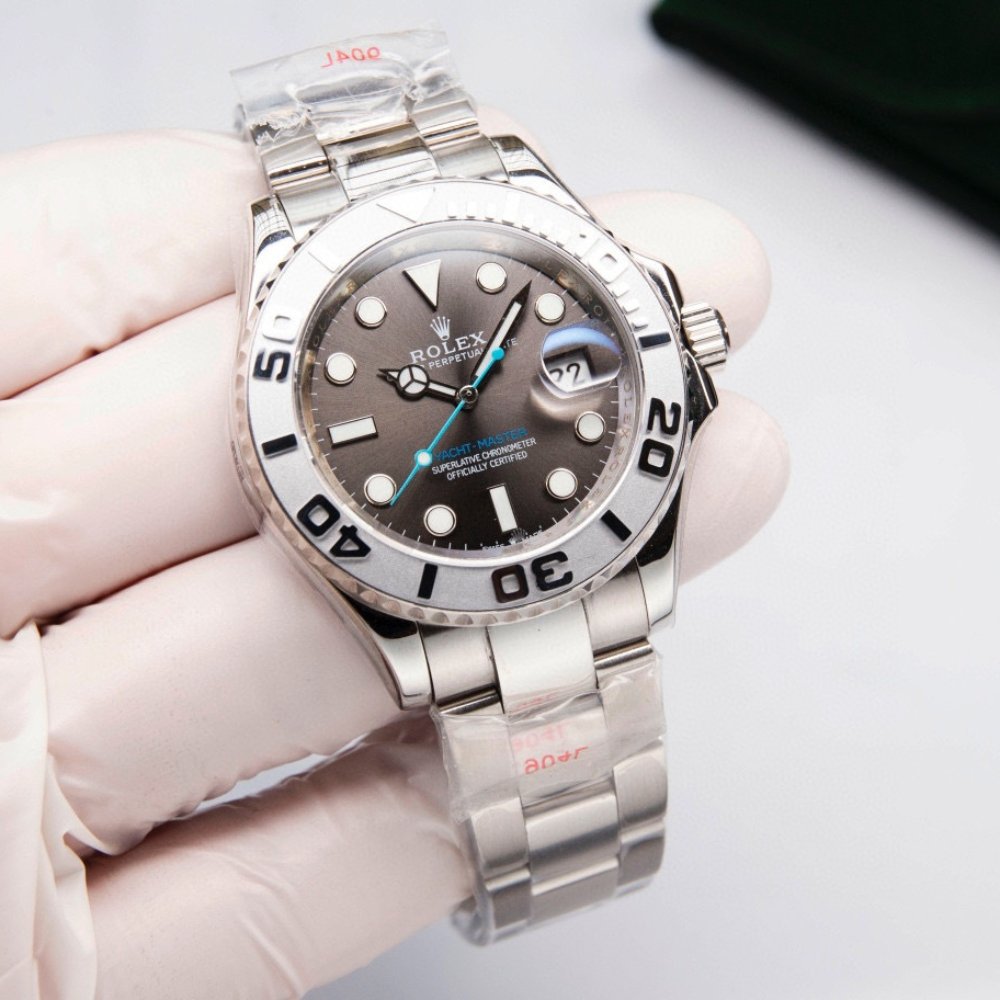 [S*per Vip 1:1] R01ex Yacht Master 40 Silver Black 40Mm 126622 0001