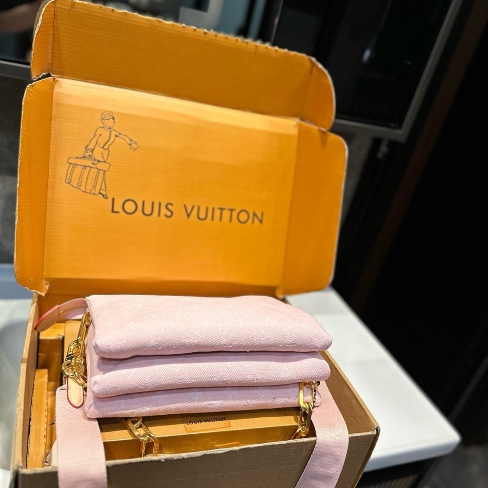 L0vis Vvtt0n Coussin PM Washed Pink 25Cm M13313