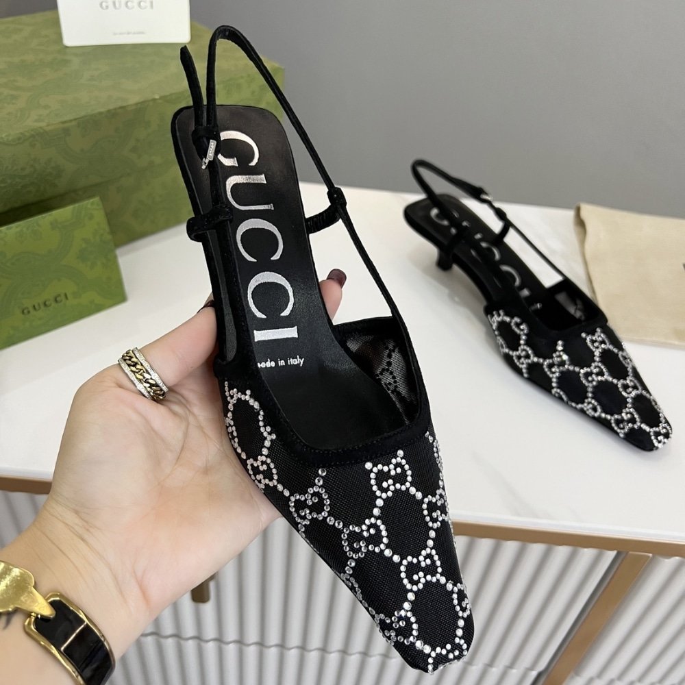 Gvc*1 Women’S Slingback Pump Black ‎675829 F13A0 1000