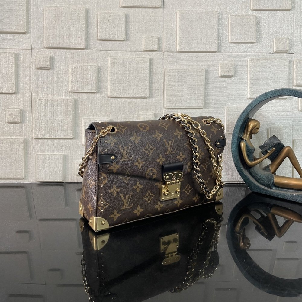 [S*per Vip 1:1] L0vis Vvtt0n Trunkie Bag Coated Canvas Brown 27Cm M14526