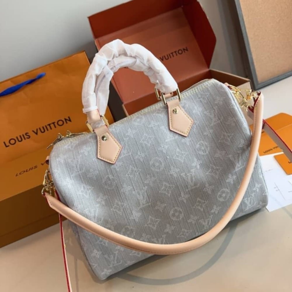 Iconic Set: Speedy Soft 30 And Lisa Wallet Bicolor Monogram