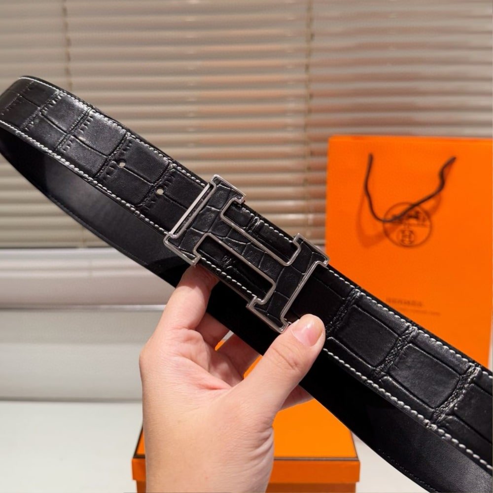 H**me5 Crocodile Leather Belt Tln0112S