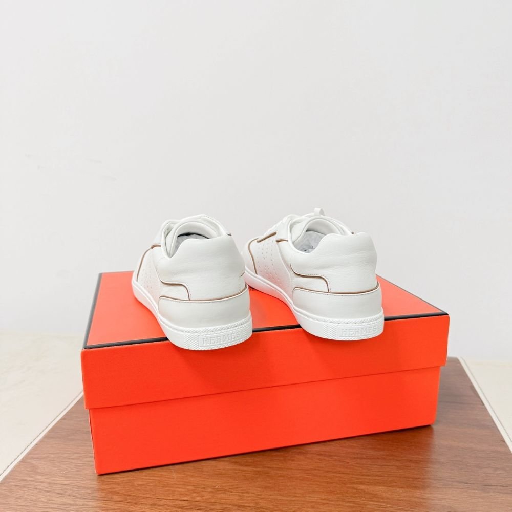 H**me5 Match Sneaker Blanc And Naturel H261000Z 91360