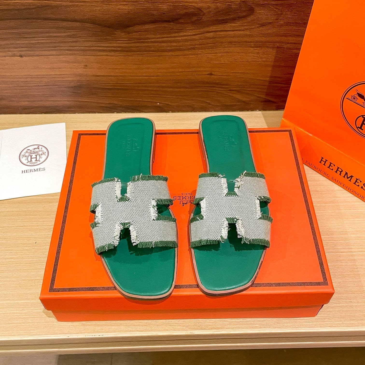 H**me5 Oran Sandal Green H231095Z V1350