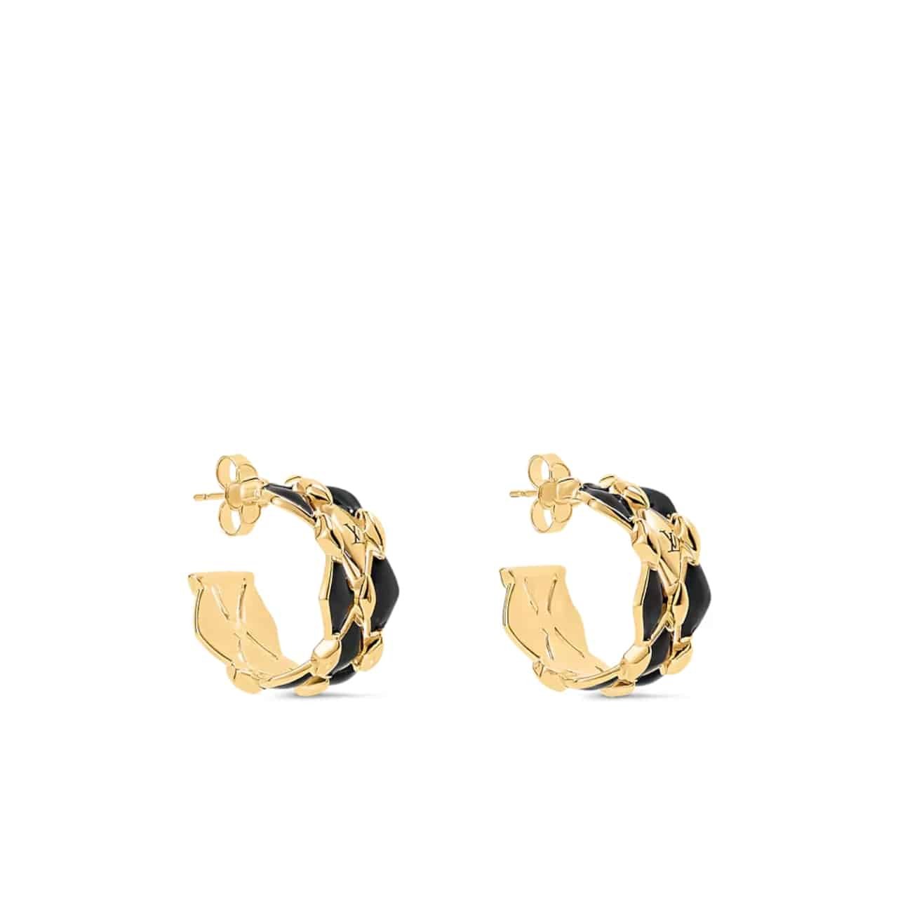 L0vis Vvtt0n Lv Malletage Earrings Gold M01685