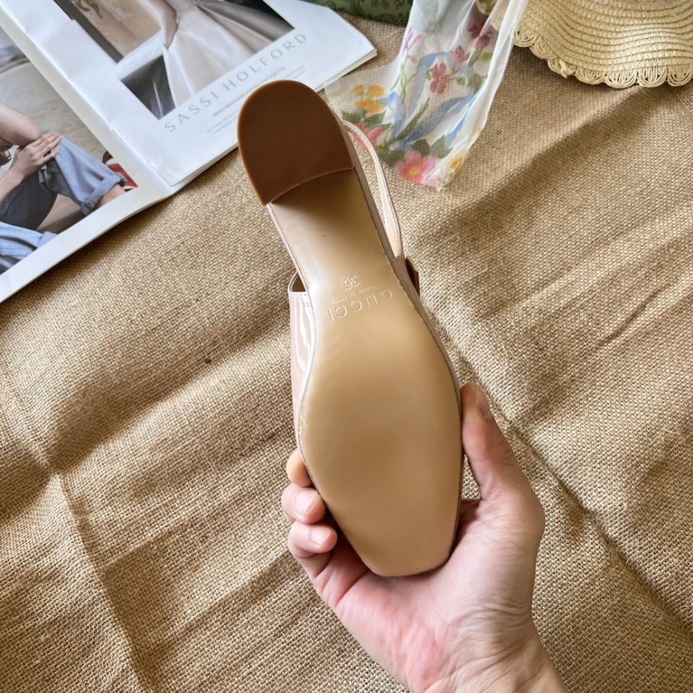 Gvc*1 Women’s Horsebit Pump Beige Leather