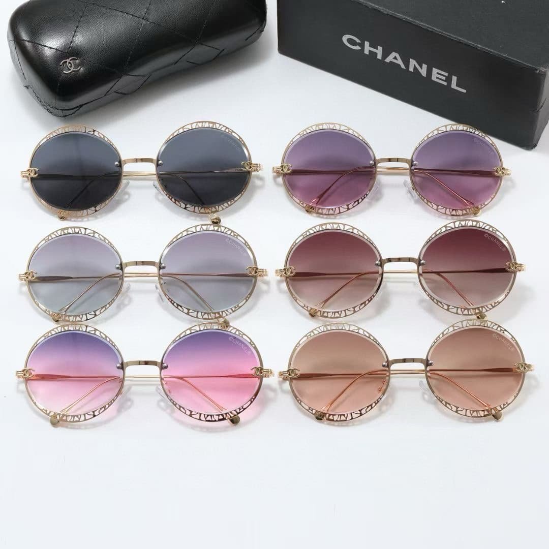Ch**el Soleil Vintage Sunglasses Black