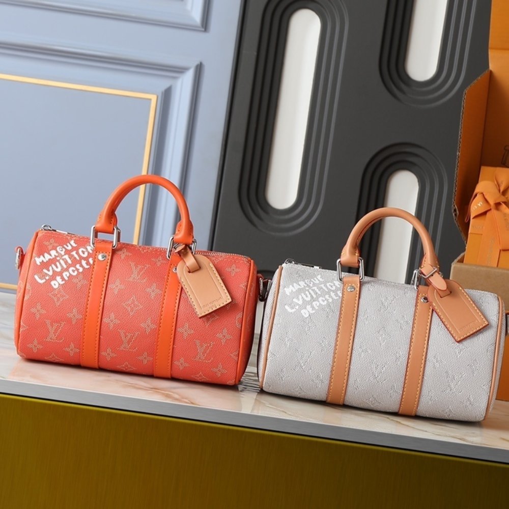 L0vis Vvtt0n Keepall Bandoulière 25 Caramel 25Cm M26818