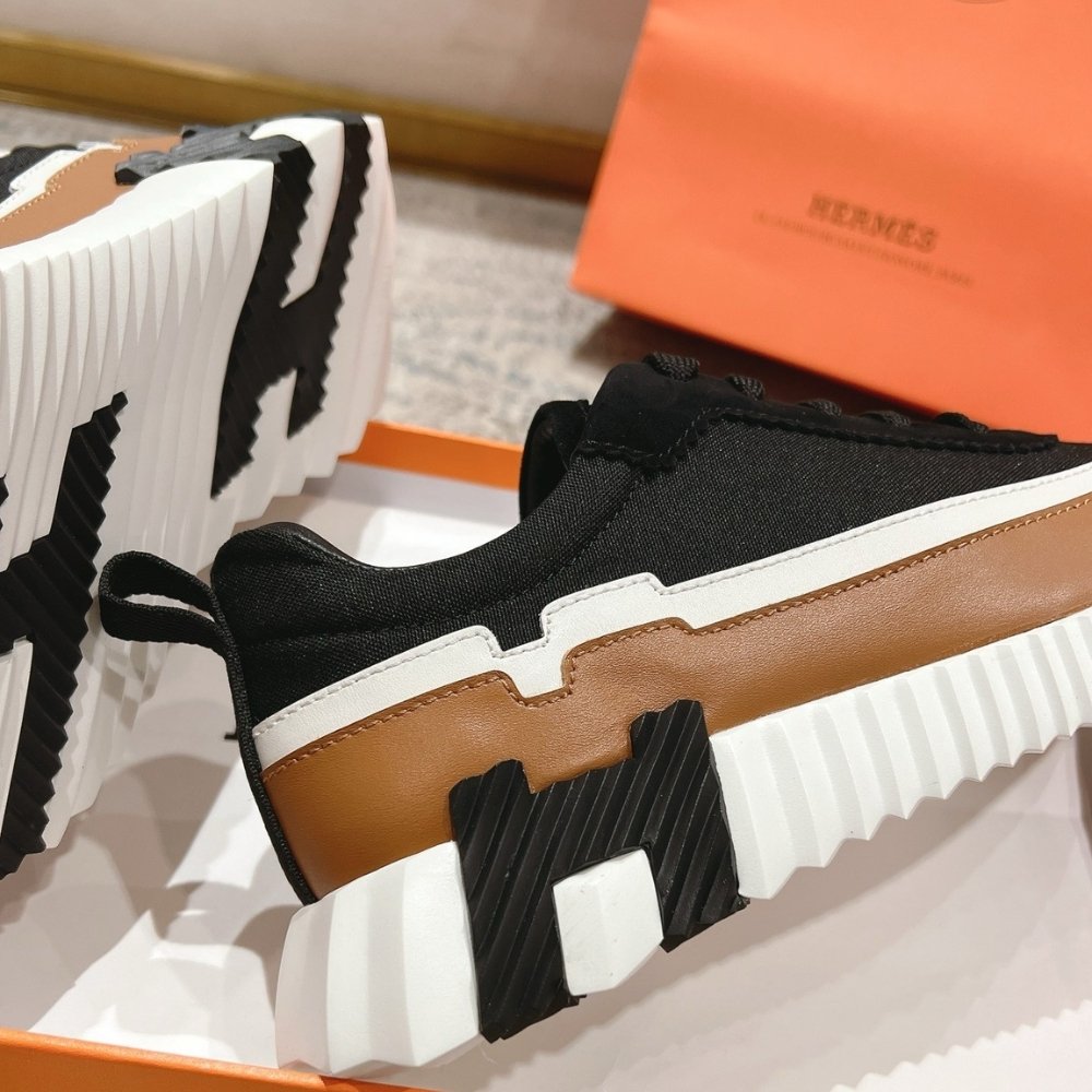 H**me5 Bouncing Sneaker Black And Brown H242087Z 02340