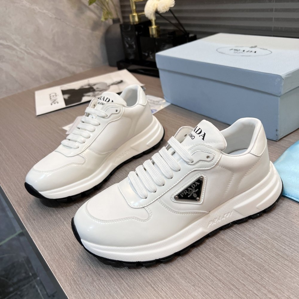 Pra*a Re Nylon Sneaker White 1E804M 3Lfv F0964