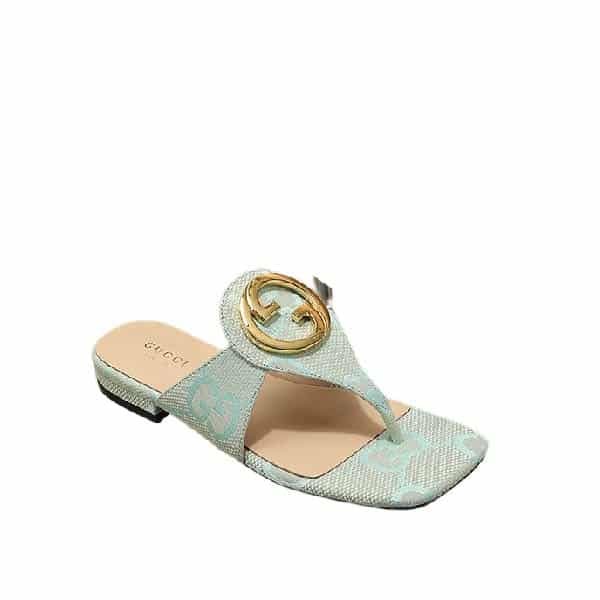 Gvc*1 Women’S Gvc*1 Blondie Thong Canvas Sandal Mint