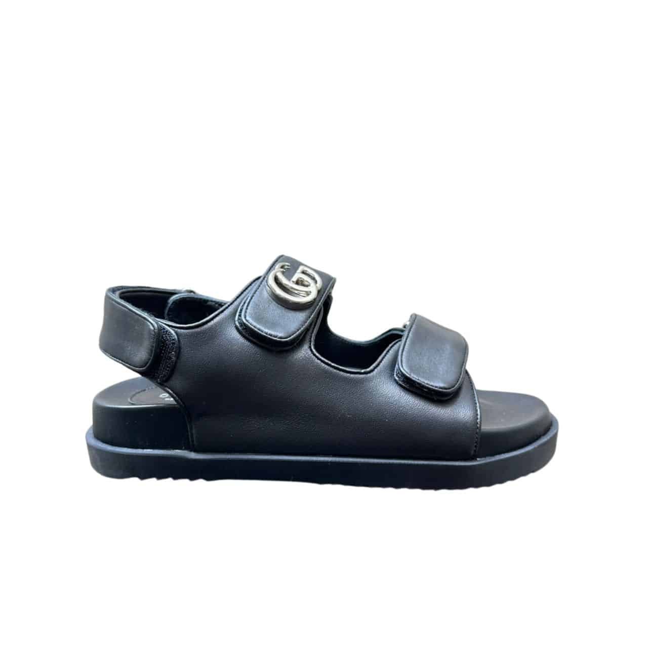 Gvc*1 Double G Sandal Black 771578 Bko00 1000