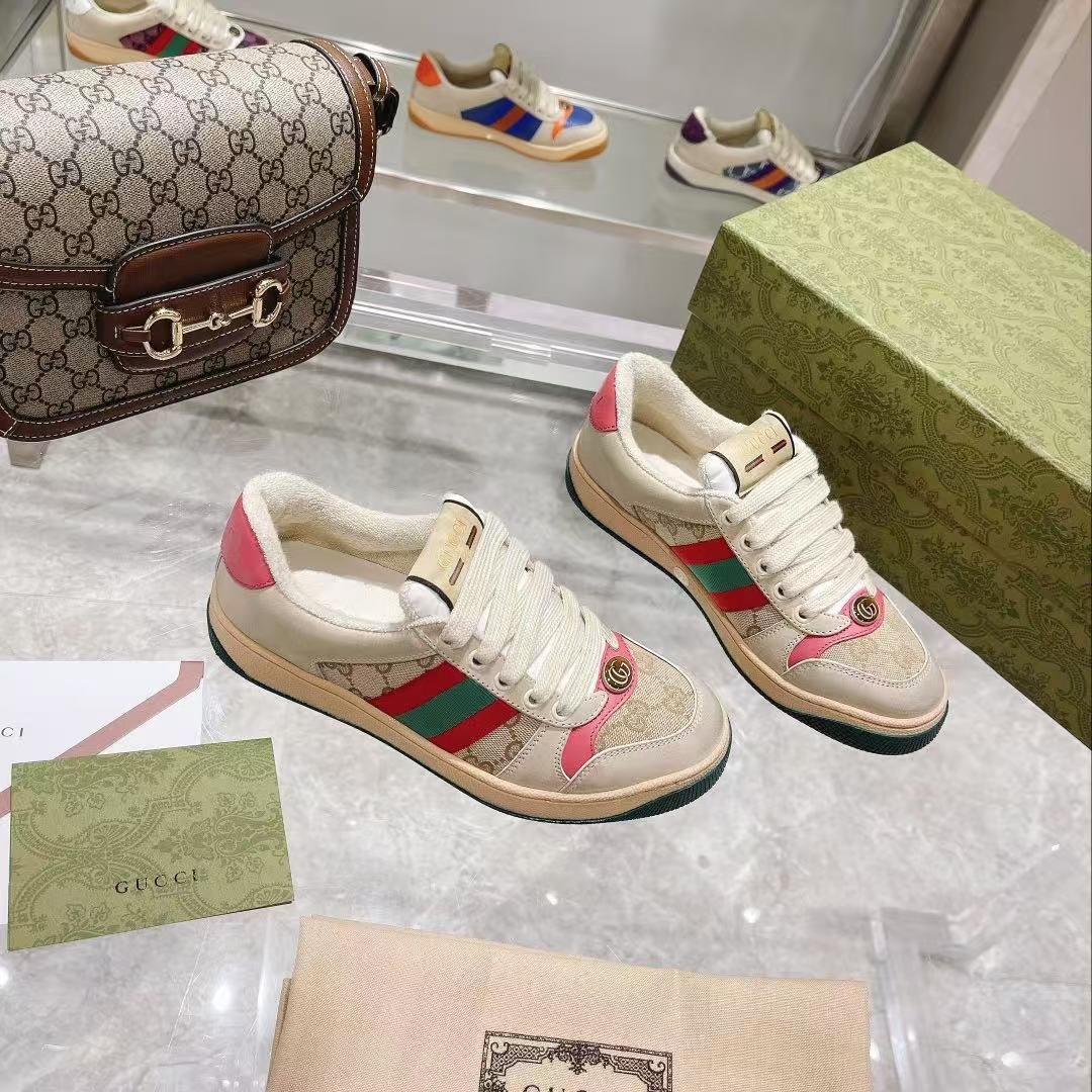 Gvc*1 Gg Screener Distressed Gg Canvas Pink 546551 9Y920 9665