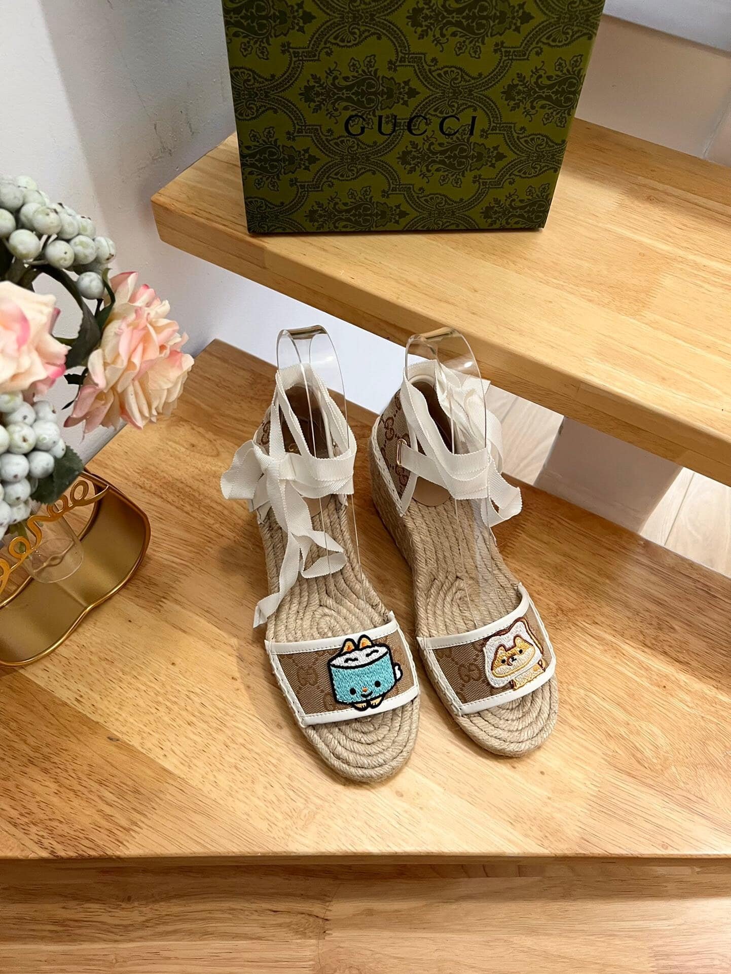 Gvc*1 Women’S Gg Espadrille With Patch ‎737511 Fabor 9741