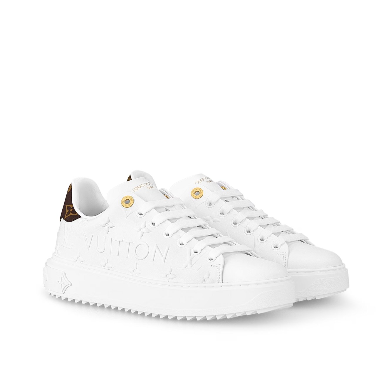 L0vis Vvtt0n Time Out Sneaker Monogram White 1Aap6H