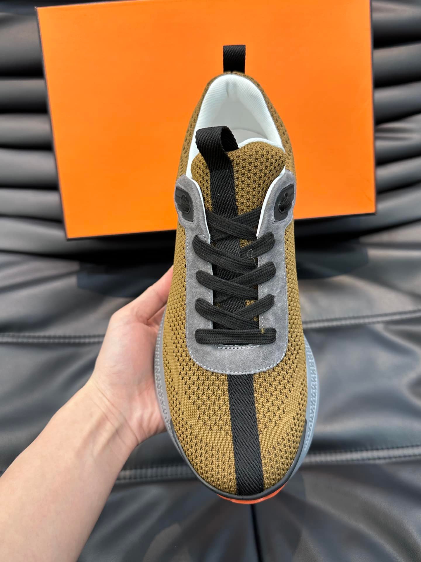 H**me5 Heros Sneaker Khaki Gray H232985Zh1R400