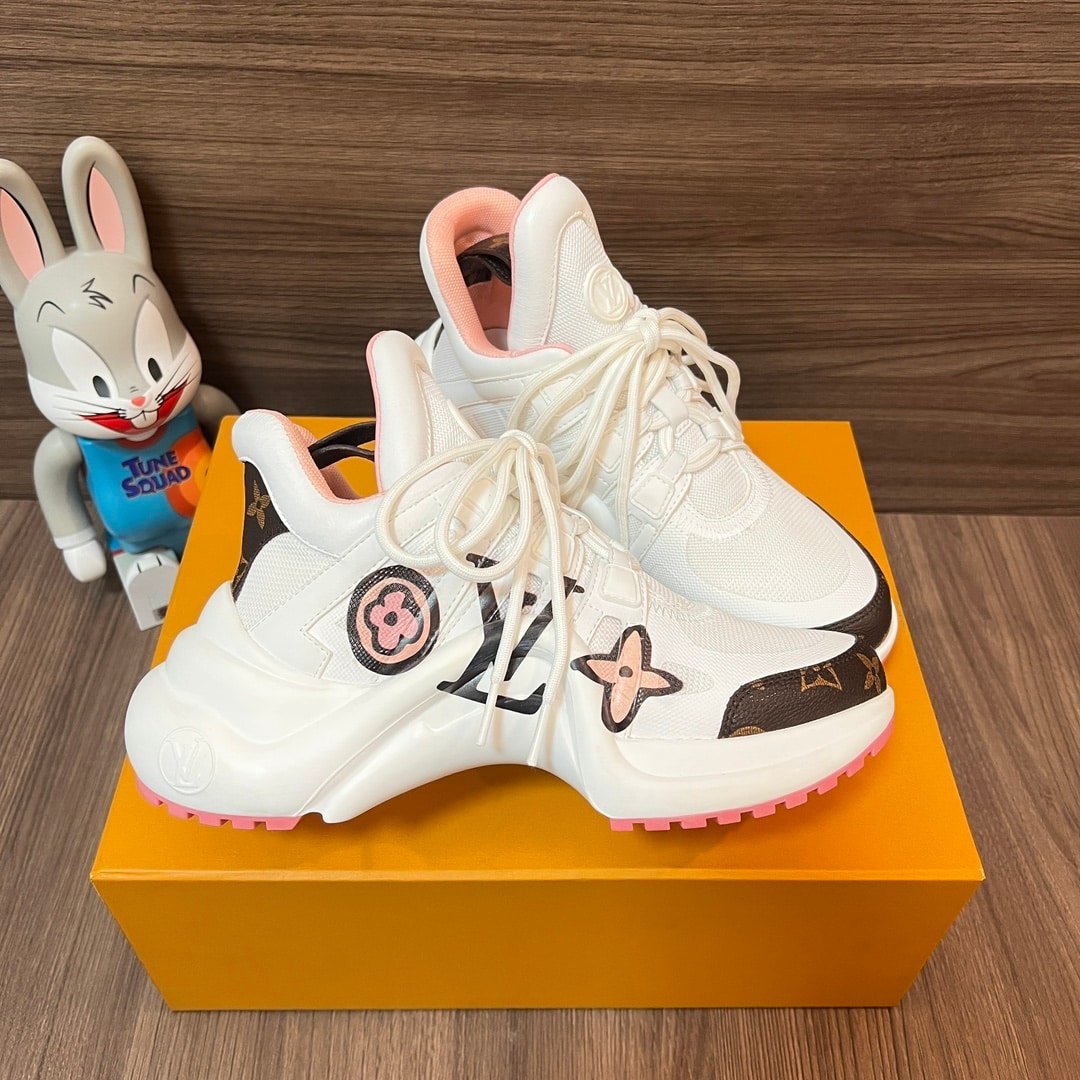 L0vis Vvtt0n Lv Monogram Chunky Sneaker White