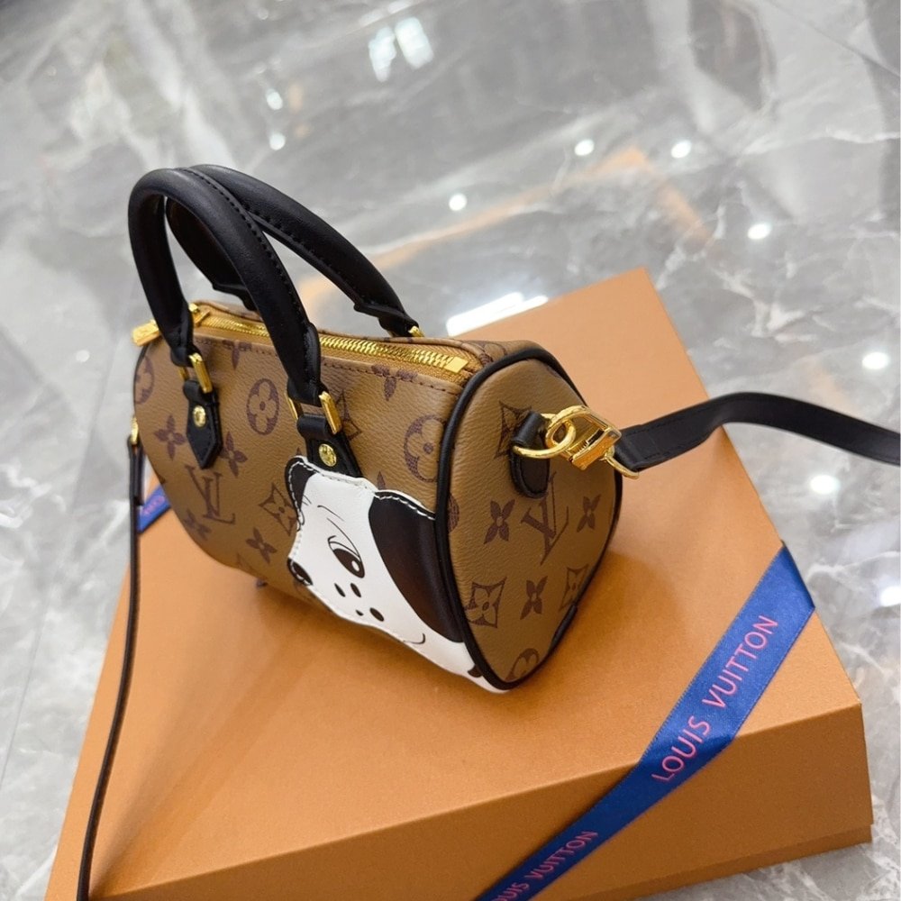 L0vis Vvtt0n Nano Speedy Monogram Reverse Coated Canvas 16Cm M83688