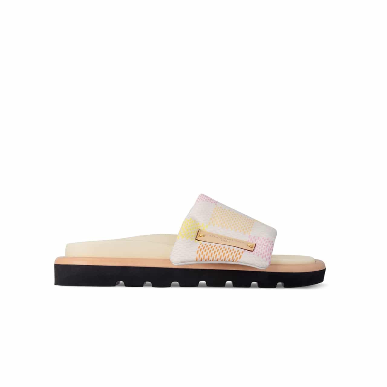 L0vis Vvtt0n Pool Pillow Flat Comfort Mule Sandals Light Pink 1Actww