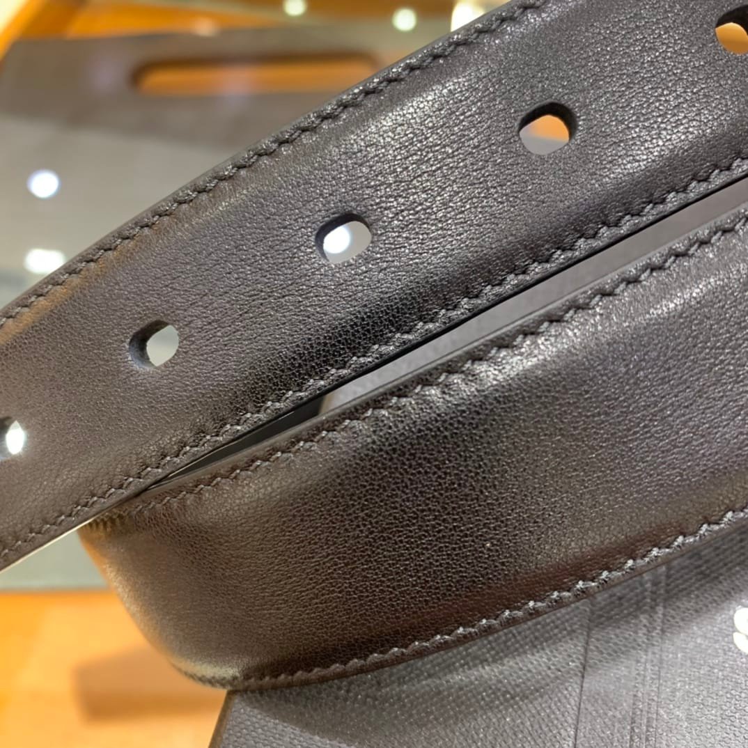 Sa1nt Lau*nt Cassandre Belt With Square Buckle In Smooth Leather 634437Boo0W1000