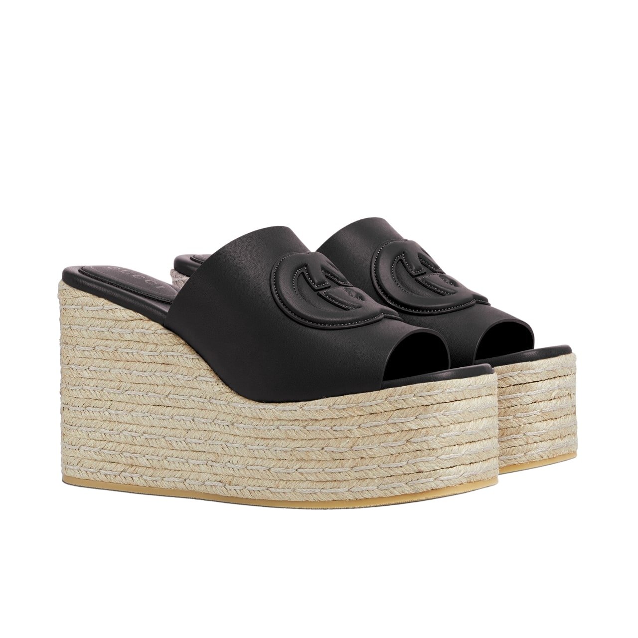 Gvc*1 Women’s Interlocking G Sandal Black