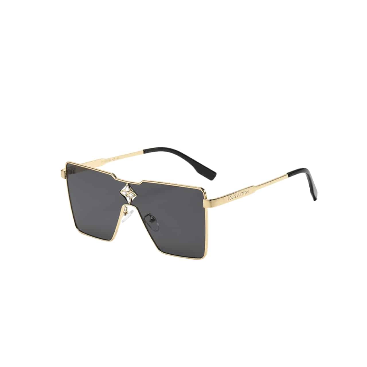 L0vis Vvtt0n Cyclone Metal Sunglasses Gold Hardware Black Z1700U