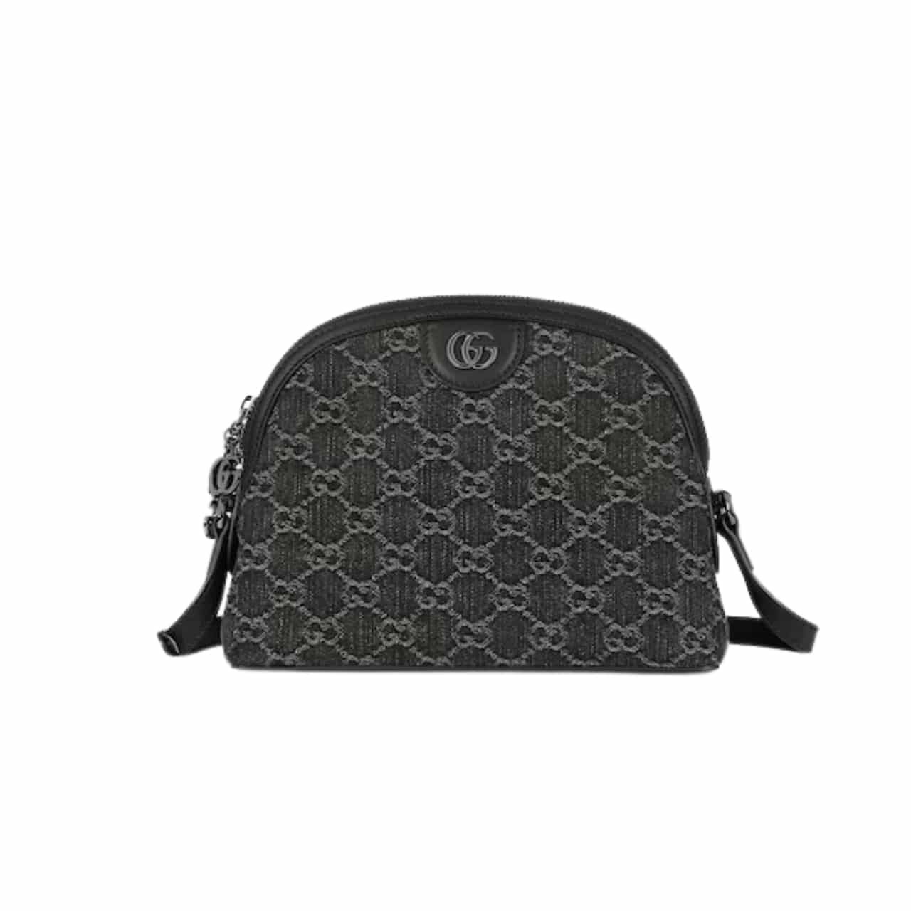 Gvc*1 Ophidia Gg Small Shoulder Bag Black 23Cm 499621 Fac2F 8450