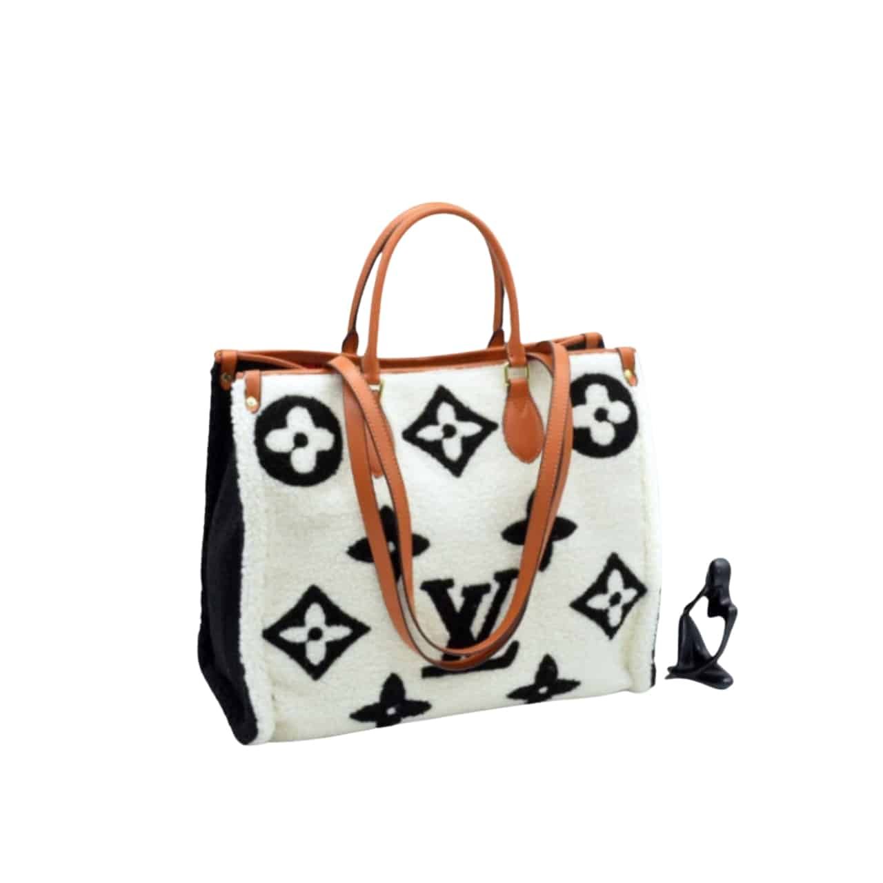 L0vis Vvtt0n Monogram Giant Teddy Onthego White 38Cm