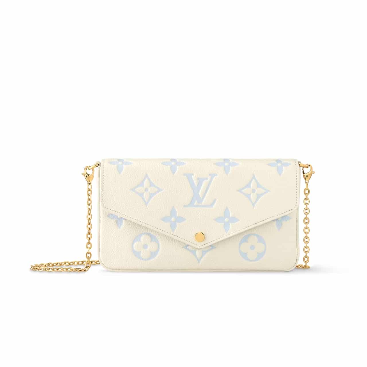 L0vis Vvtt0n Félicie Pochette Bag Candy Blue 21Cm M83025