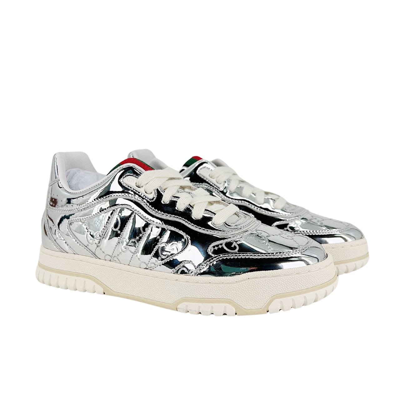 Gvc*1 Women’s Re Web Sneaker Silver 825961 Fad56 8144