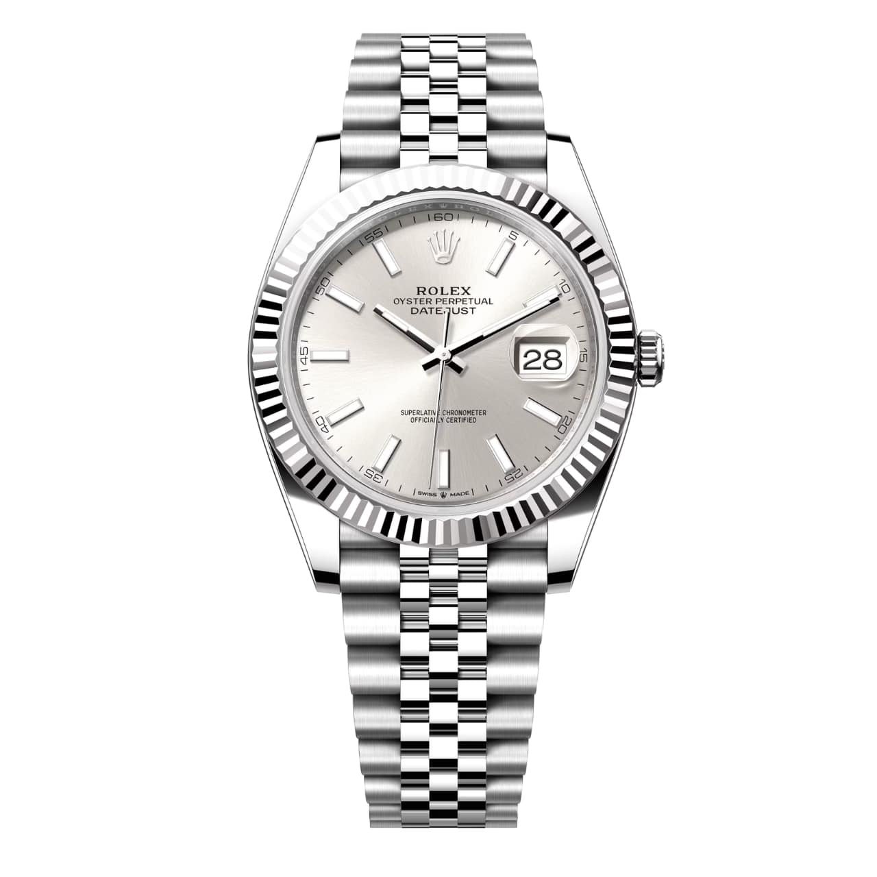 R01ex Datejust Oyster Perpetual Jubilee White 36Mm 126334 0004