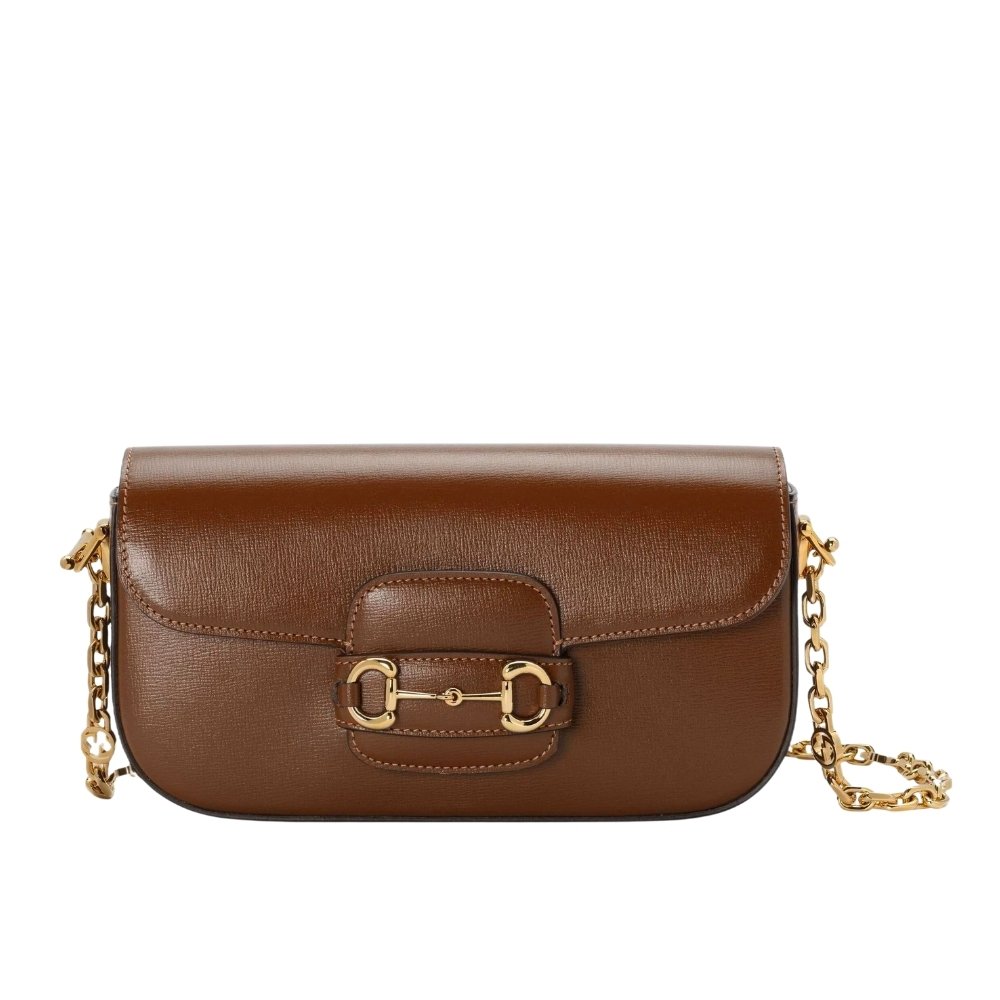 Gvc*1 Horsebit 1955 Small Shoulder Bag Brown 24Cm 735178 1Db0G 2361
