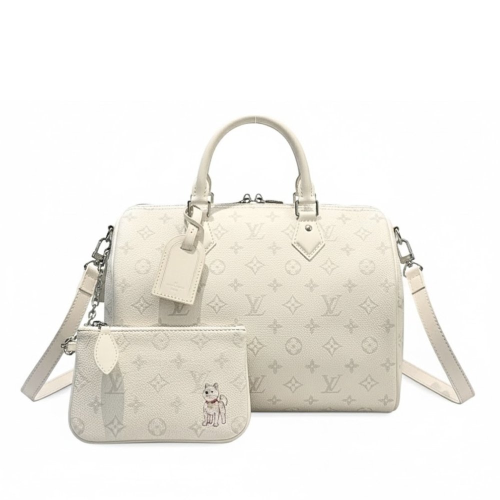 L0vis Vvtt0n Speedy P9 Bandoulière 30 In White 30Cm
