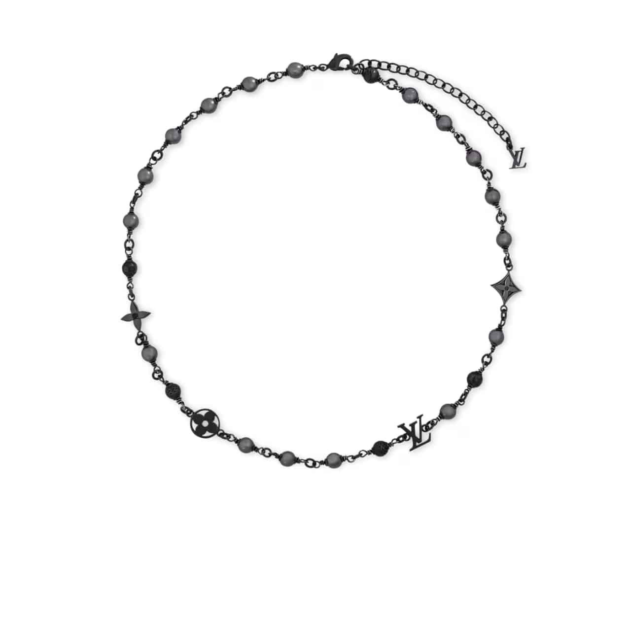 L0vis Vvtt0n Lv Pearls Necklace Black M02445