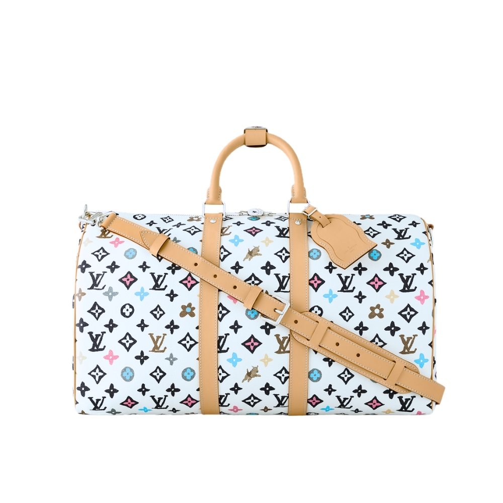 L0vis Vvtt0n Keepall Bandoulière Vanilla 40Cm M25233