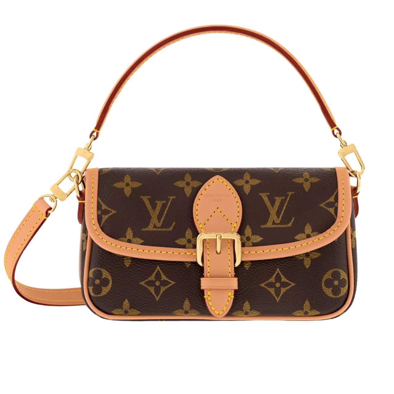 L0vis Vvtt0n Nano Diane Bag Brown 18Cm M83298